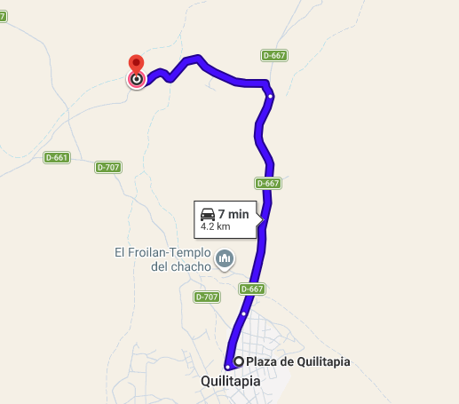 Mapa de Ubicación Quilitapia